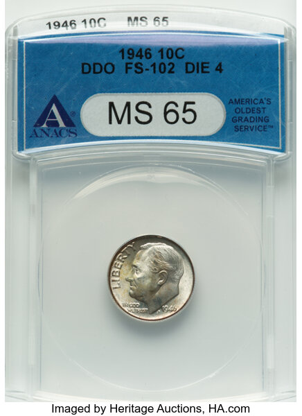 1946 10c DDO & DDR, FS-102/804 MS