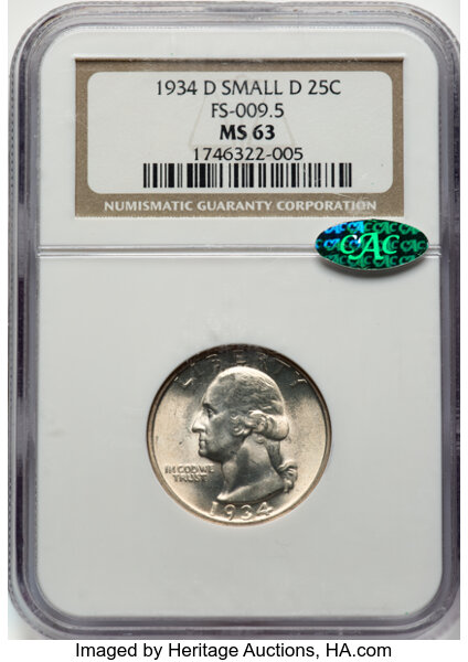 1934 D Heavy Motto 2Nickel MS Values | Greysheet