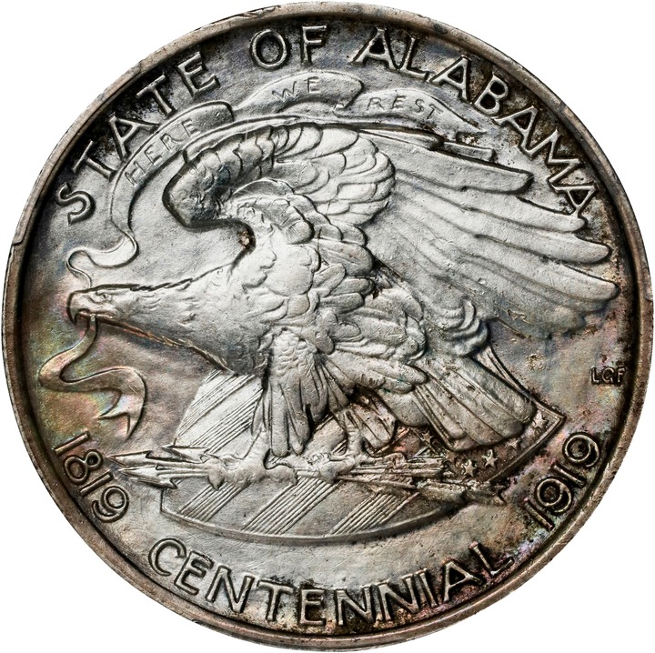 1921 50c Alabama, 2x2 VG10 thumbnail 2