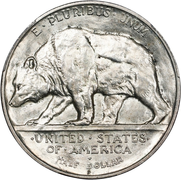 1925-S 50c California Jubilee VG10 thumbnail 8