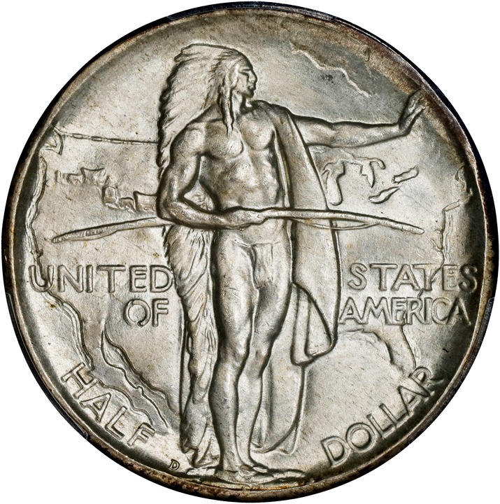 1933-D 50c Oregon Trail MS66 CAC thumbnail 5