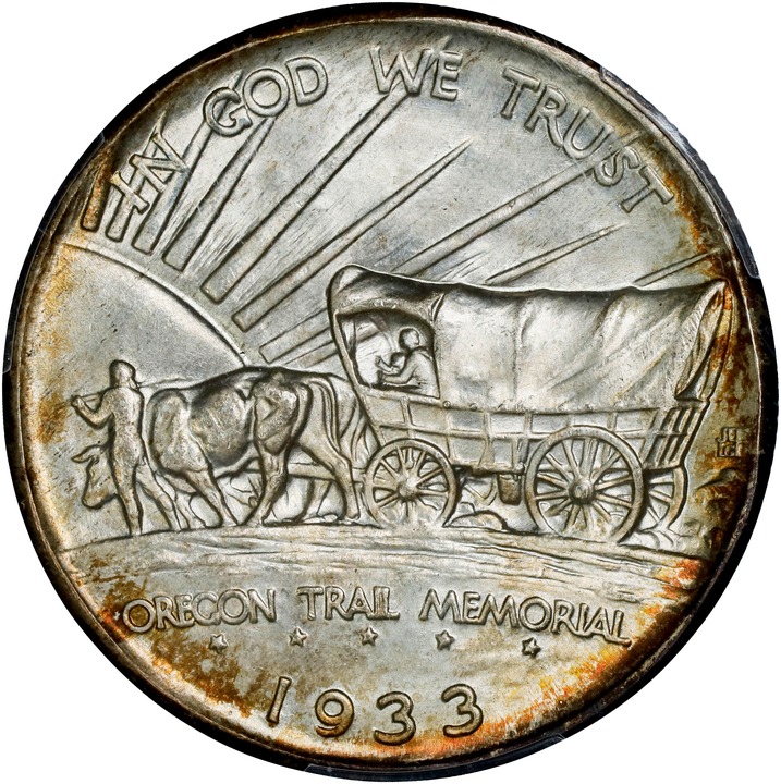 1933-D 50c Oregon Trail MS66 CAC thumbnail 6