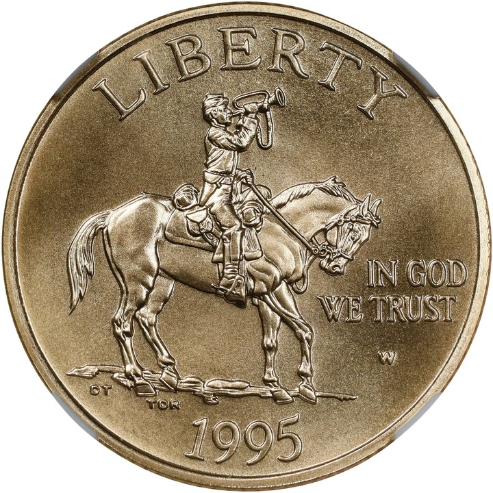 Gold Commemorative G$5 [Type] MS70 thumbnail 3