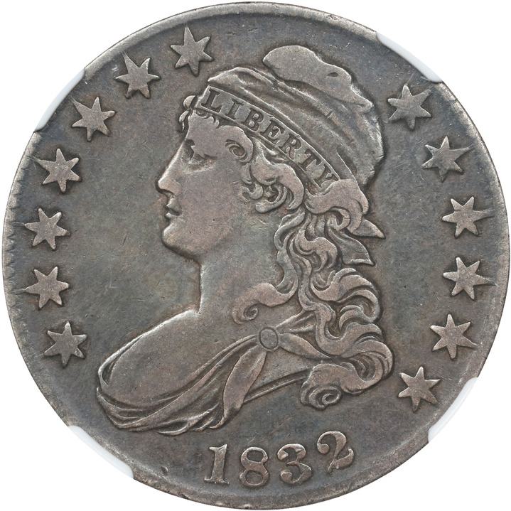 1832 50c Small Letters, O-105 MS64 thumbnail 22