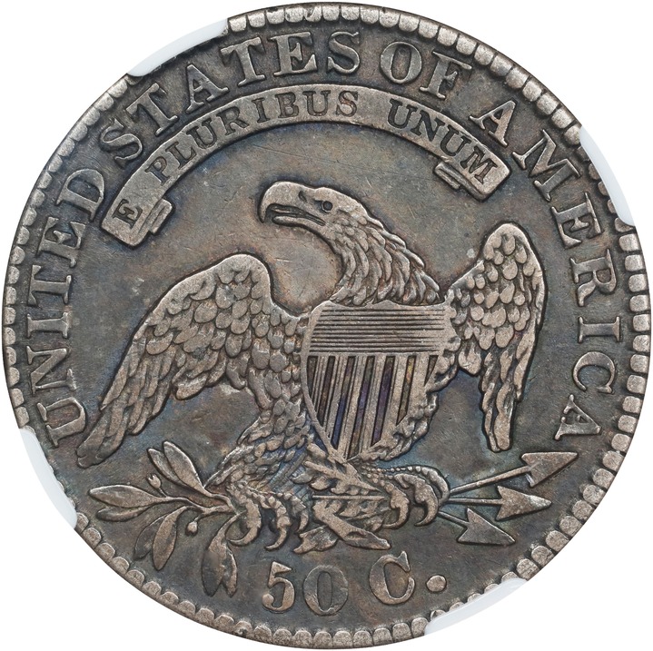 1832 50c Small Letters, O-105 MS64 thumbnail 23