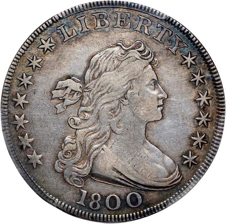 Image for 1800 $1  Wide Date, Low 8 VF35