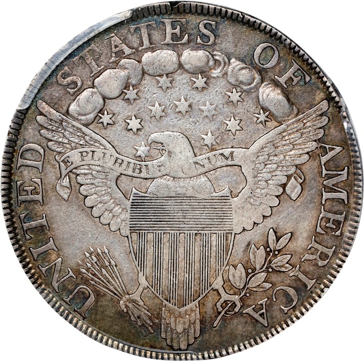 1800 $1  Wide Date, Low 8 VF35 thumbnail 2