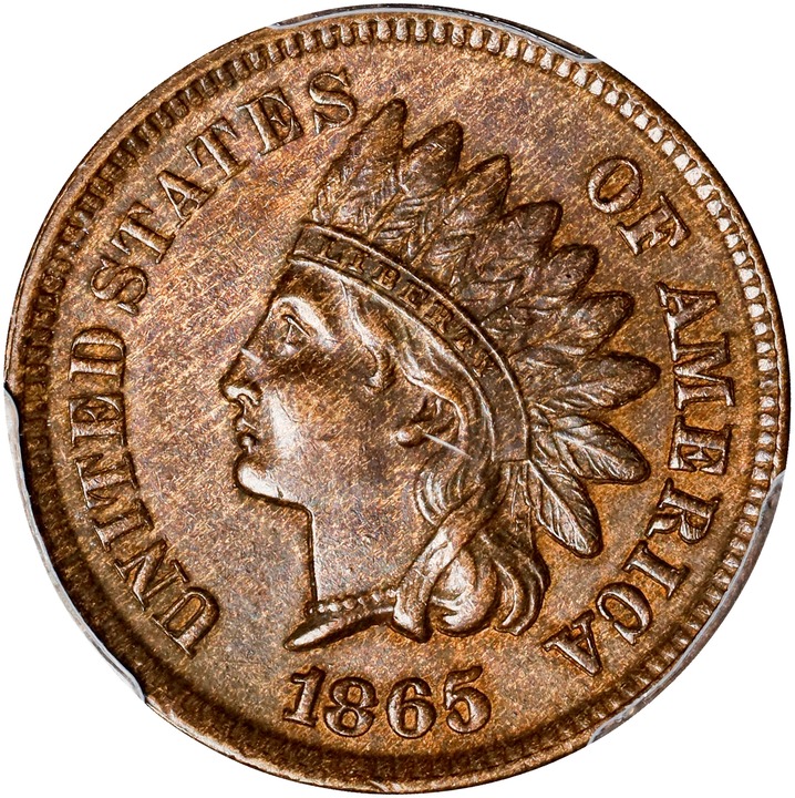 1865 1c Plain 5, Repunched 865/865, S-6 MS BN thumbnail 7