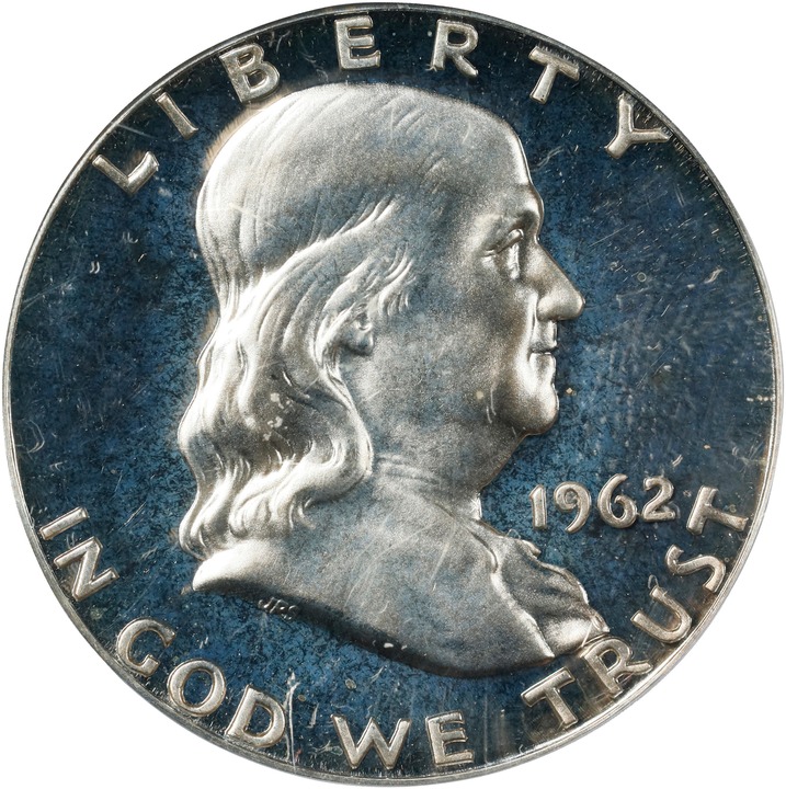 Franklin Half Dollar 50c 1950-1963 PR DCAM [Type] PR65 DCAM thumbnail 5