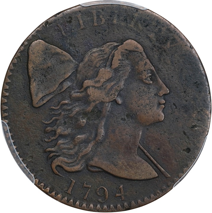 1794 1c Head of 1794 MS BN VF25 BN CAC thumbnail 23