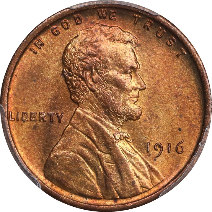 1916 1c MS RB MS65 RB thumbnail 3