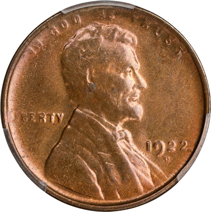 1922-D 1c MS RB MS63 RB CAC thumbnail 5