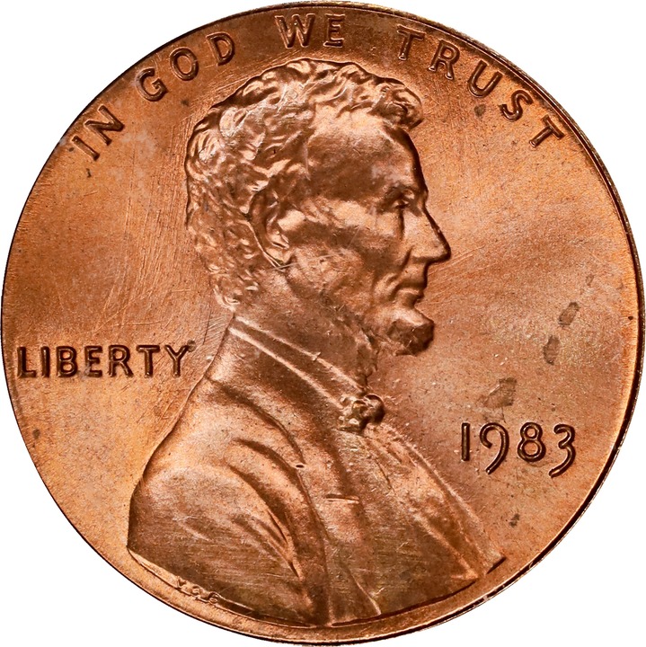 1983 1c Doubled Die Reverse MS RD thumbnail 10