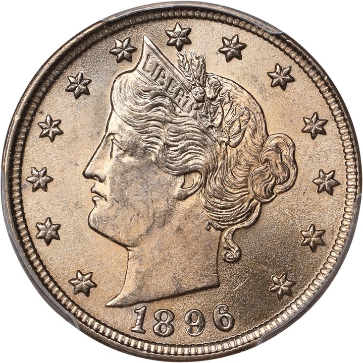 Image for 1896 5c MS64