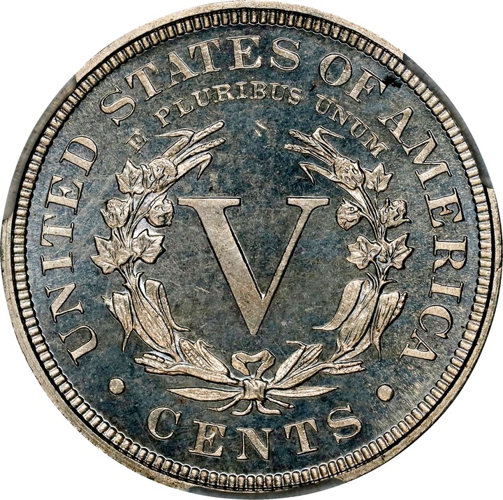1893 5c PR64 thumbnail 2
