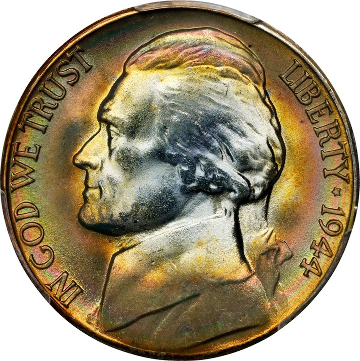 1944-S 5c Silver MS67 thumbnail 5