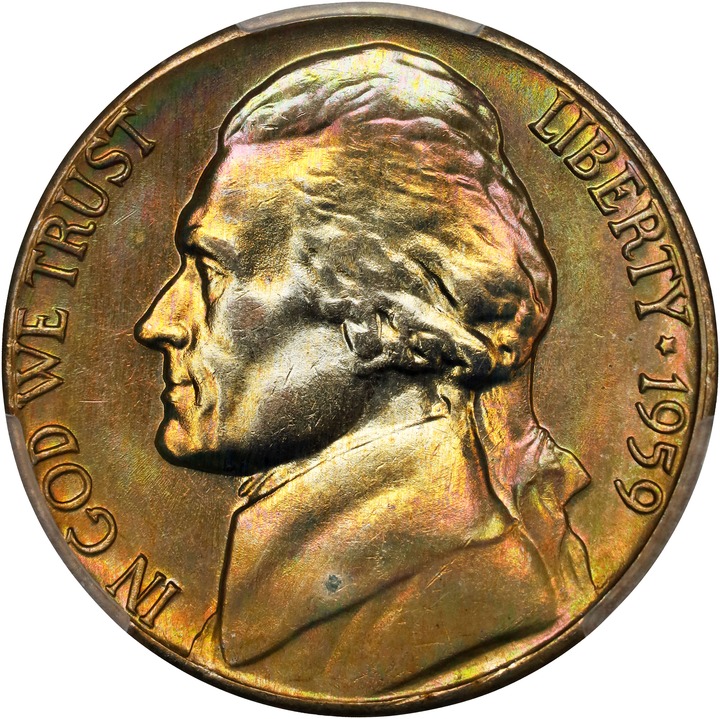 Image for 1959-D 5c MS67