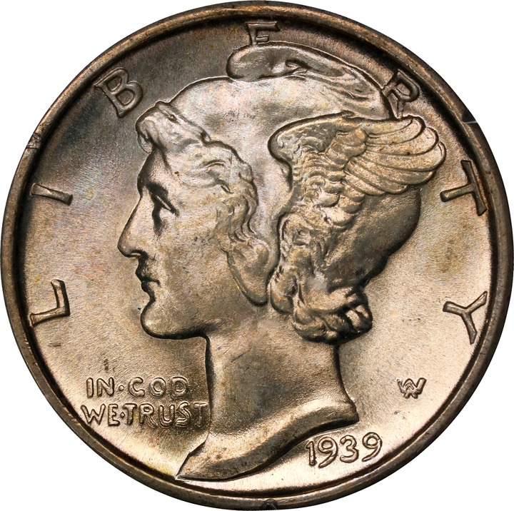 1939-D 10c MS FB MS65 FB thumbnail 9