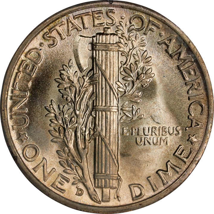 1939-D 10c MS FB MS65 FB thumbnail 10