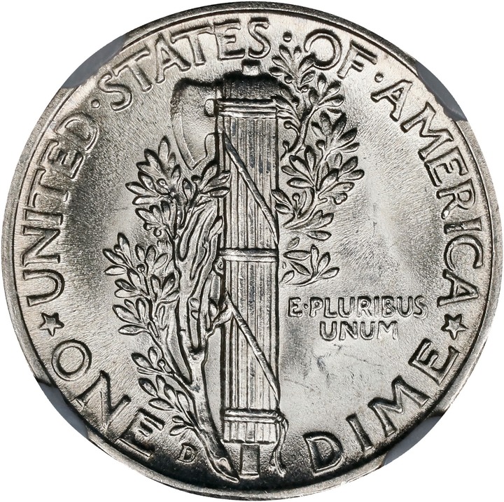 1939-D 10c MS FB MS65 FB thumbnail 8