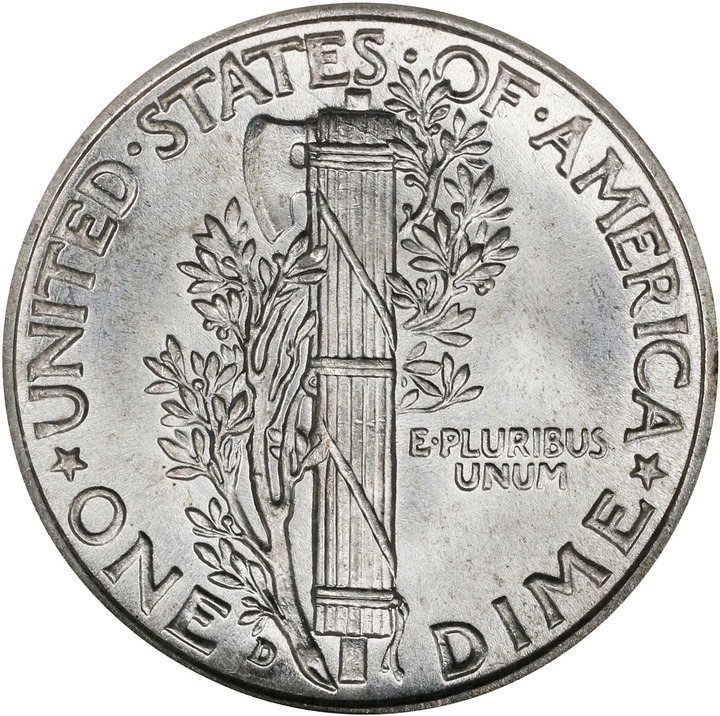 1943-D 10c MS FB MS65 FB thumbnail 16