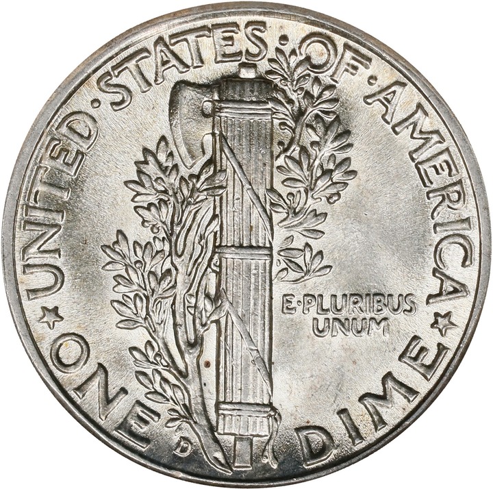 1944-D 10c MS FB MS64 FB thumbnail 4