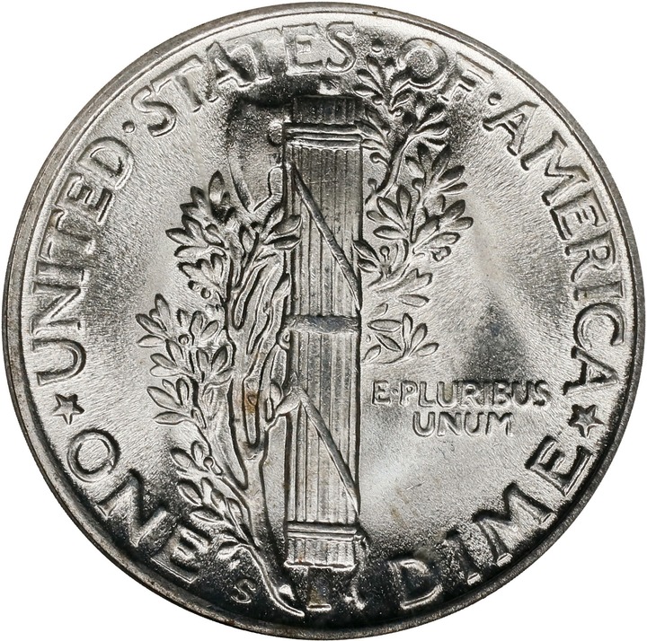 1944-S 10c MS67 thumbnail 6