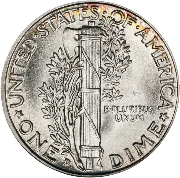 1945-D 10c MS66 thumbnail 10
