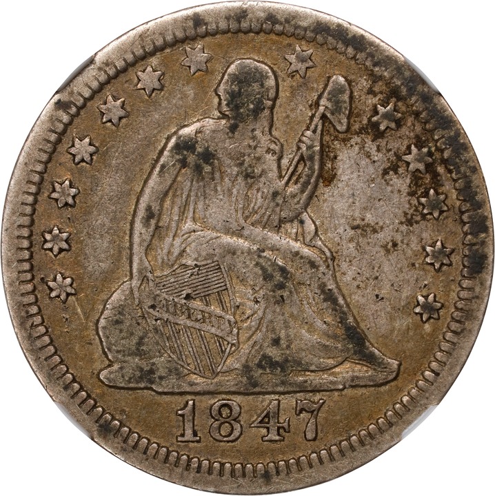 1847-O 25c MS thumbnail 9