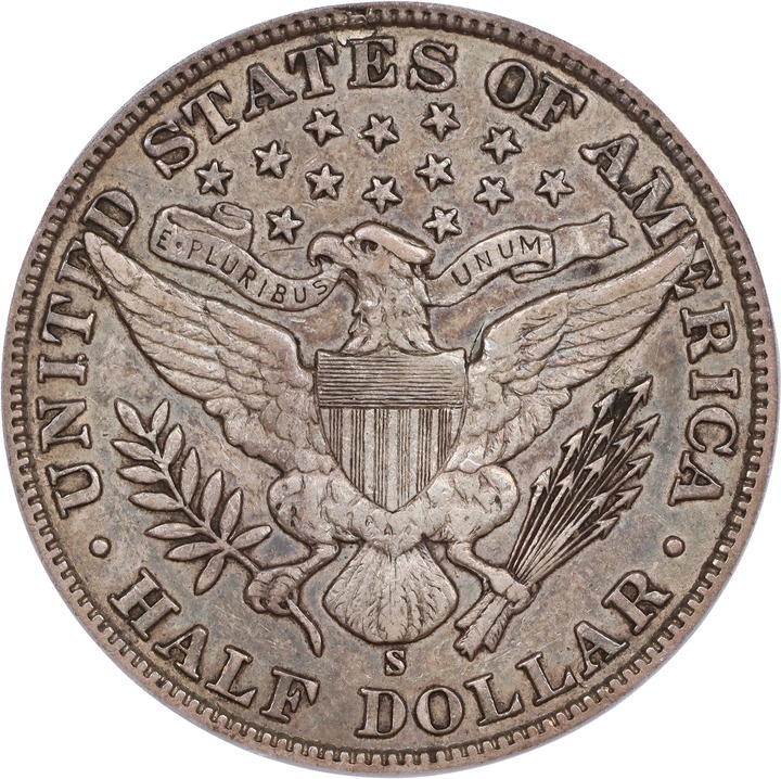1900-S 50c XF45 CAC thumbnail 4