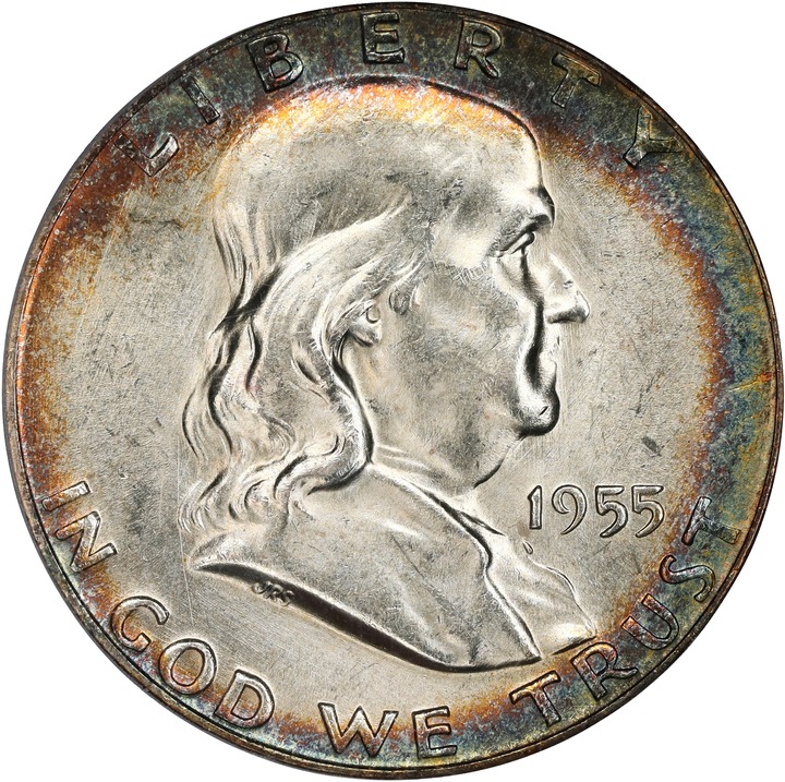Franklin Half Dollar 50c 1948-1963 [Type] G6 thumbnail 20