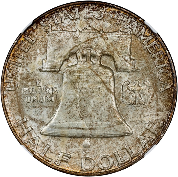 1957-D 50c MS66 thumbnail 6