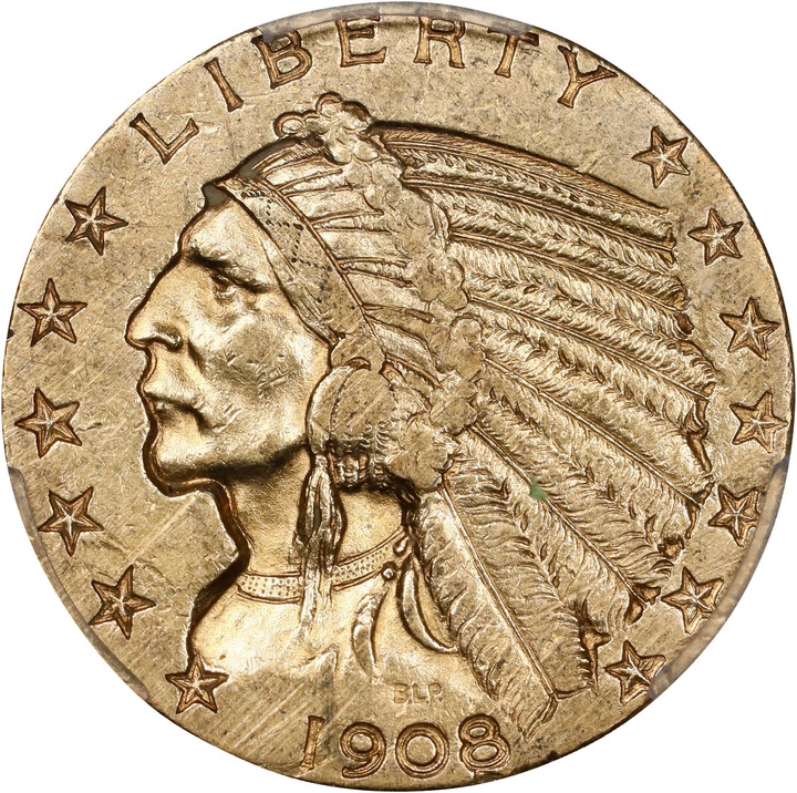 1908-S $5  MS thumbnail 6
