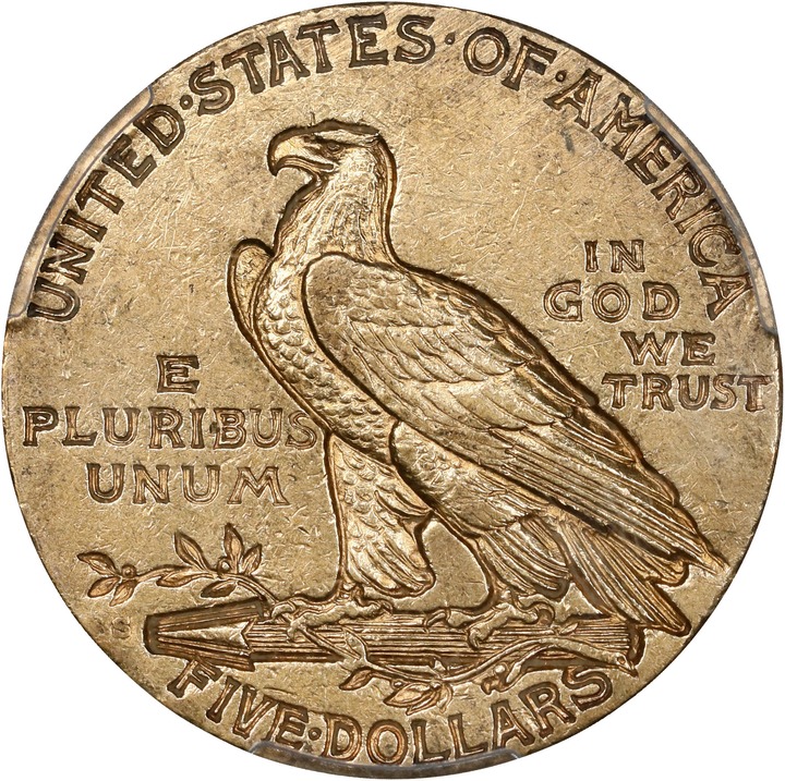 1908-S $5 VF30 thumbnail 10