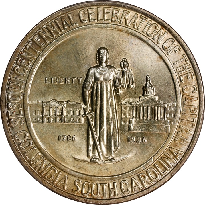 1936 Columbia Half dollar MS Values | Greysheet