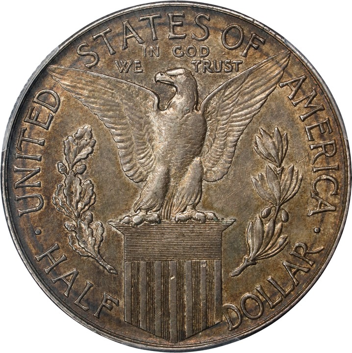 1915-S 50c Panama-Pacific Expo AU55 CAC thumbnail 2