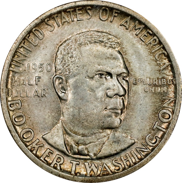 1950-S 50c Booker T. Washington VF20 thumbnail 3