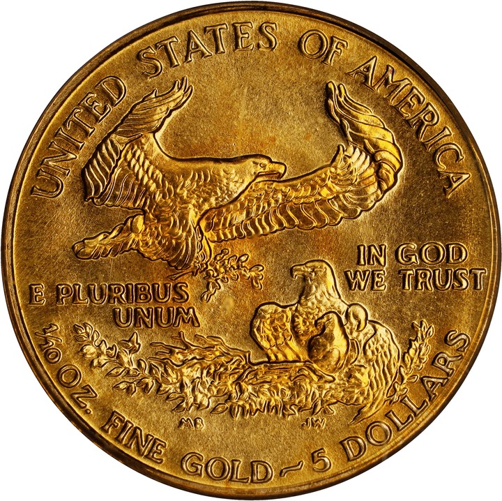 1989 $5  Gold Eagle MS67 CAC thumbnail 18