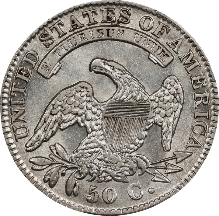 1832 50c Small Letters, O-106 MS60 CAC thumbnail 23