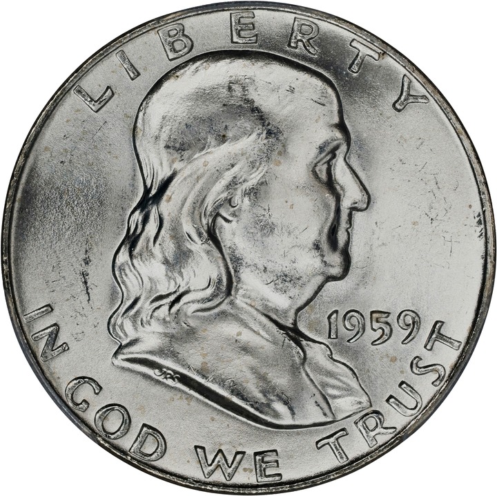 1959 50c Doubled Die Reverse, FS-801 MS FBL thumbnail 5