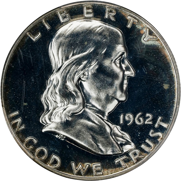 1962 50c Doubled Die Obverse, FS-101 PR thumbnail 4