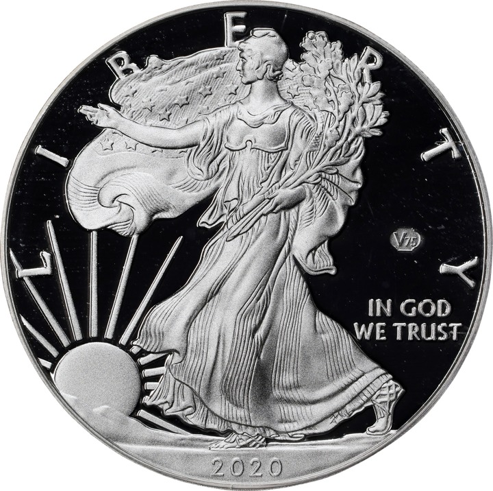 2020-W $1  Silver Eagle, v75 Privy WWII Anniversary PR DCAM PR70 DCAM thumbnail 13