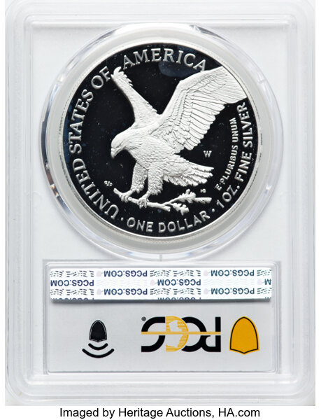 2025-W $1  Silver Eagle PR DCAM PR64 DCAM thumbnail 16