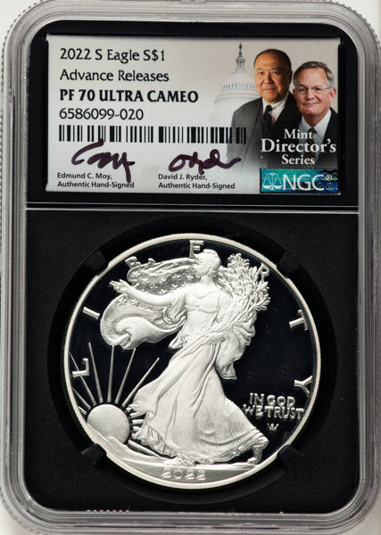 2022-S $1  Silver Eagle PR DCAM PR66 DCAM thumbnail 17