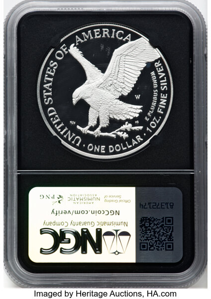 2025-W $1  Silver Eagle PR DCAM PR64 DCAM thumbnail 12