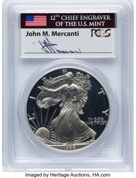 1988-S $1  Silver Eagle PR DCAM PR64 DCAM thumbnail 26