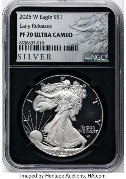 2025-W $1  Silver Eagle PR DCAM PR64 DCAM thumbnail 11