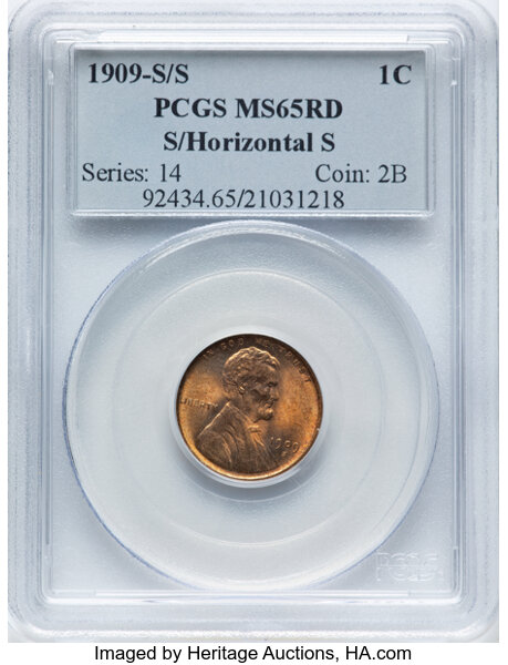 1909-S/S 1c Lincoln, S over Horizontal S, FS-1502 MS RD