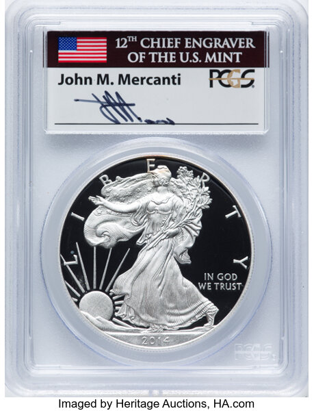 2014-W $1  Silver Eagle PR DCAM PR70 DCAM thumbnail 9