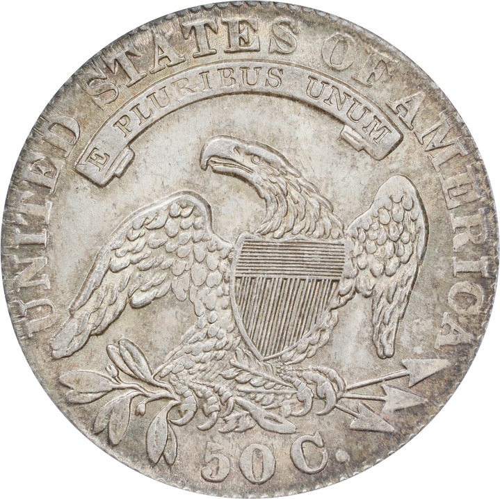 1833 50c MS62 thumbnail 2